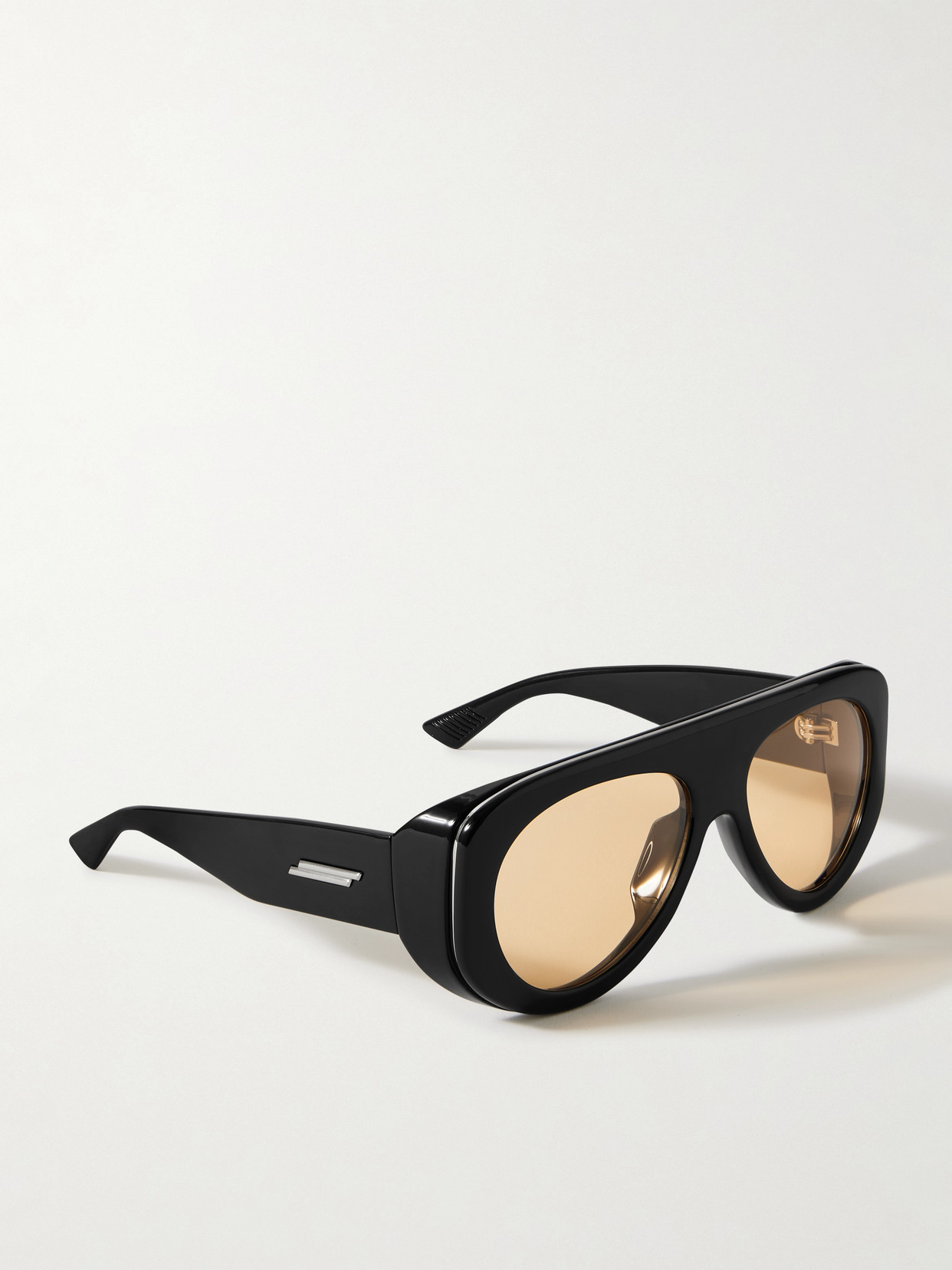 Bottega Veneta Osservatorio Aviator Sonnenbrille In Black