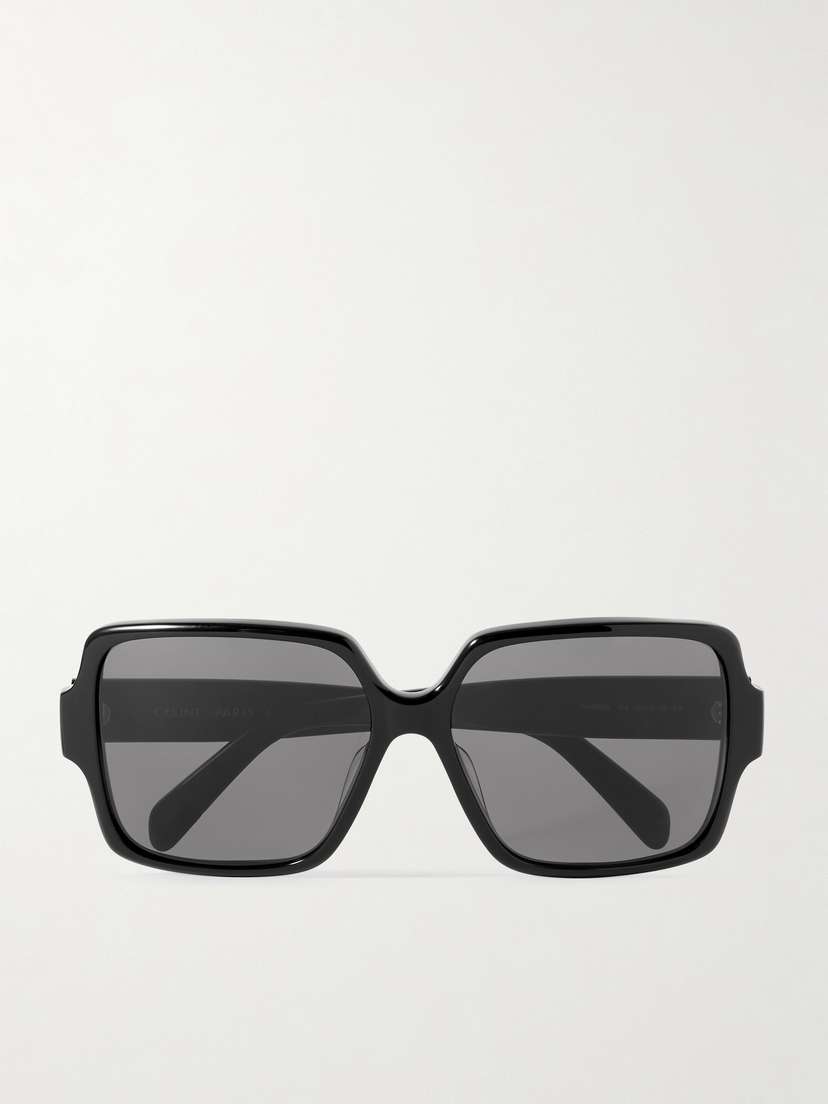 CELINE Eyewear Triomphe Oversized Square-frame Acetate Sunglasses