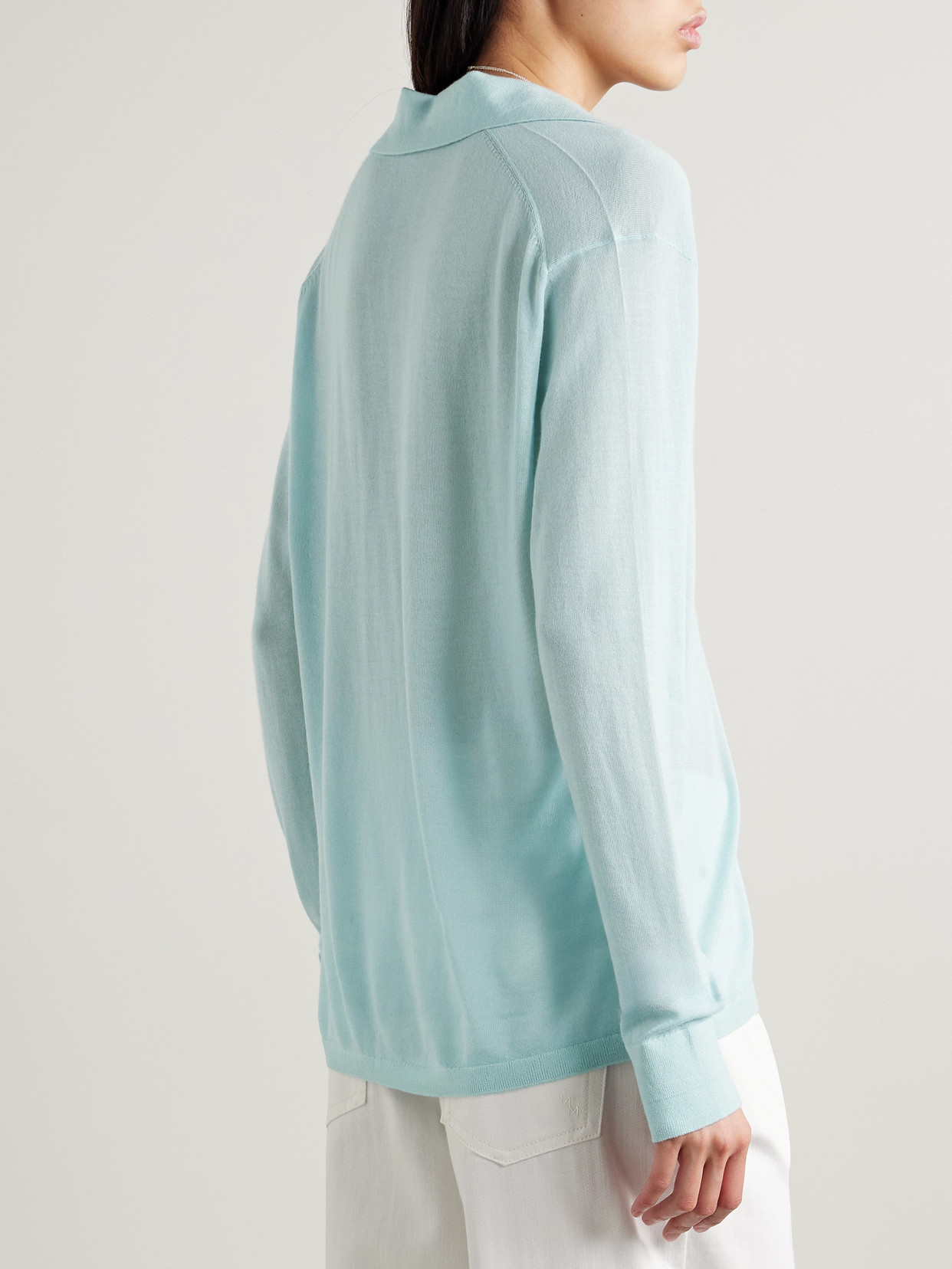 Cashmere Polo Top