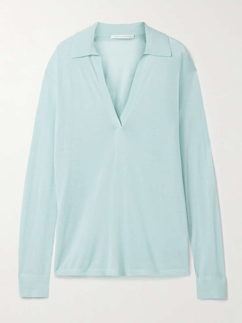 Maria McManus Cashmere Polo Top