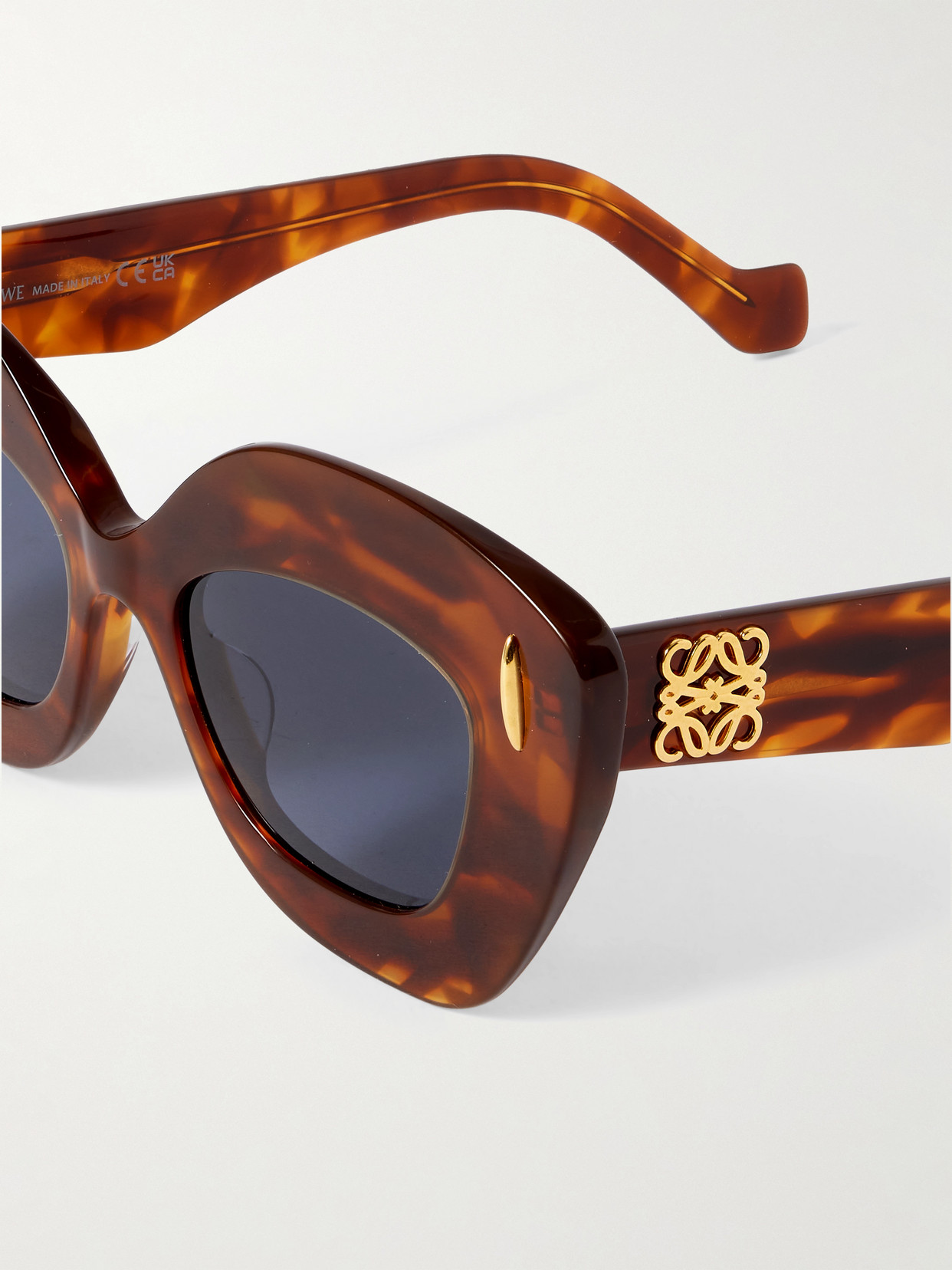 Loewe Oversized Cat-eye Tortoiseshell Acetate Sunglasses In Tortoiseshell