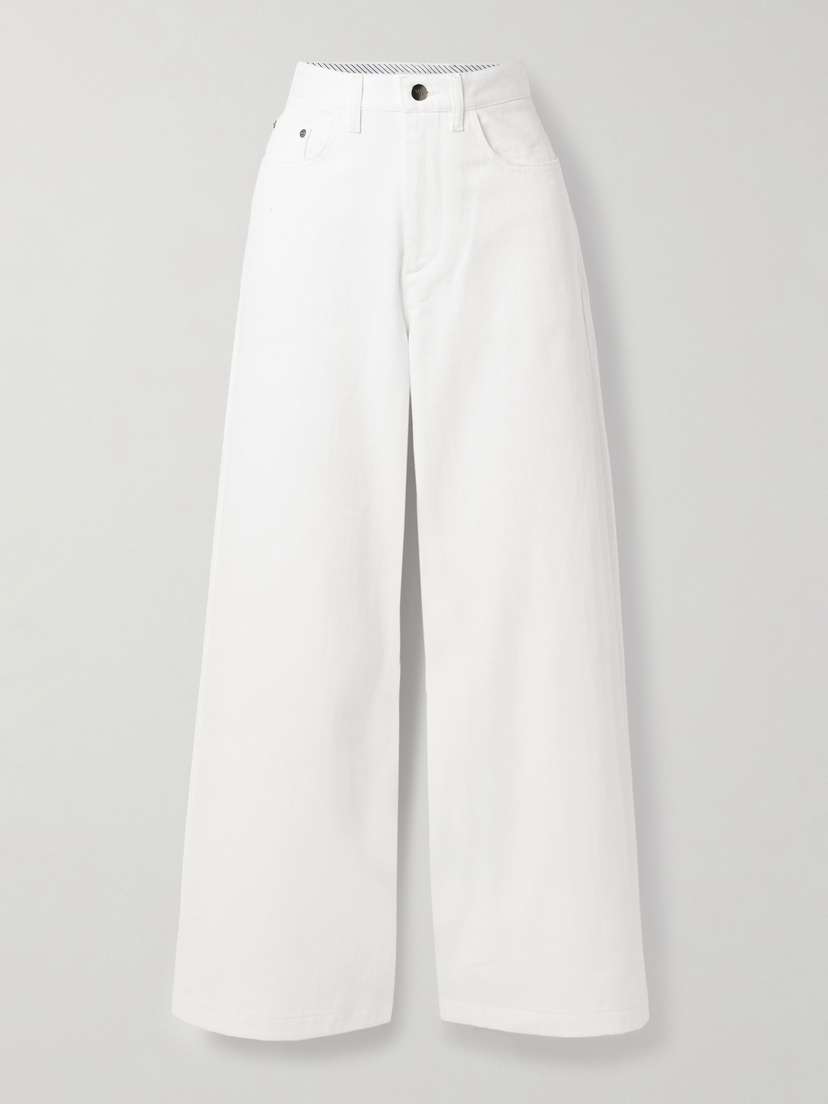 Maria McManus Massive Organic Cotton-twill Wide-leg Pants