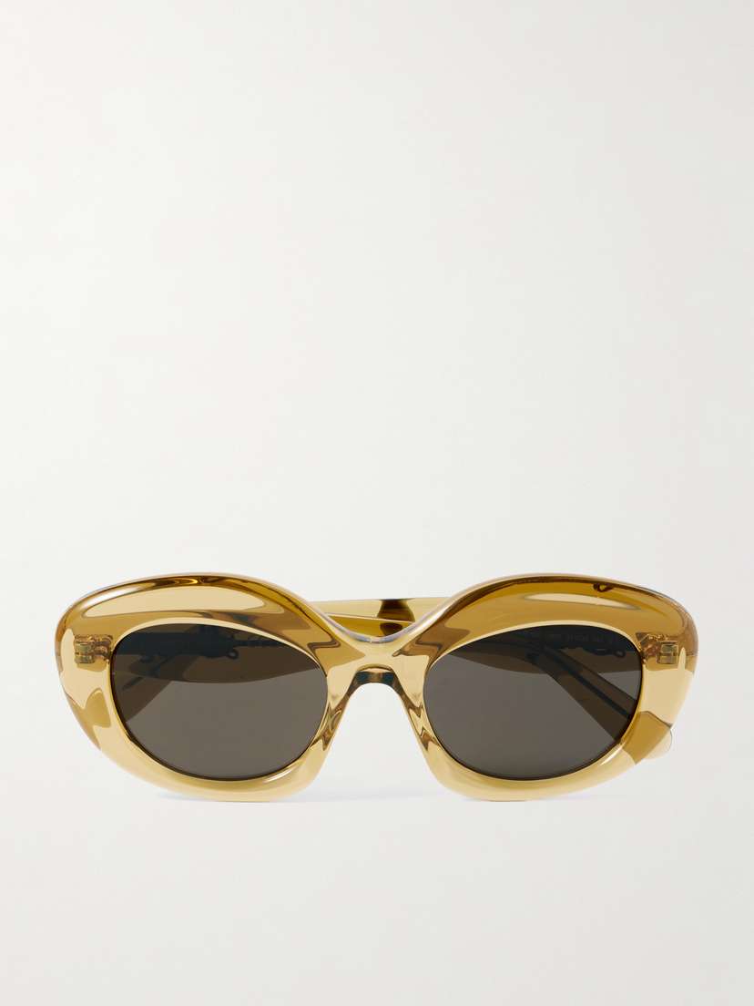 Loewe Curvy Oversized Round-frame Acetate Sunglasses