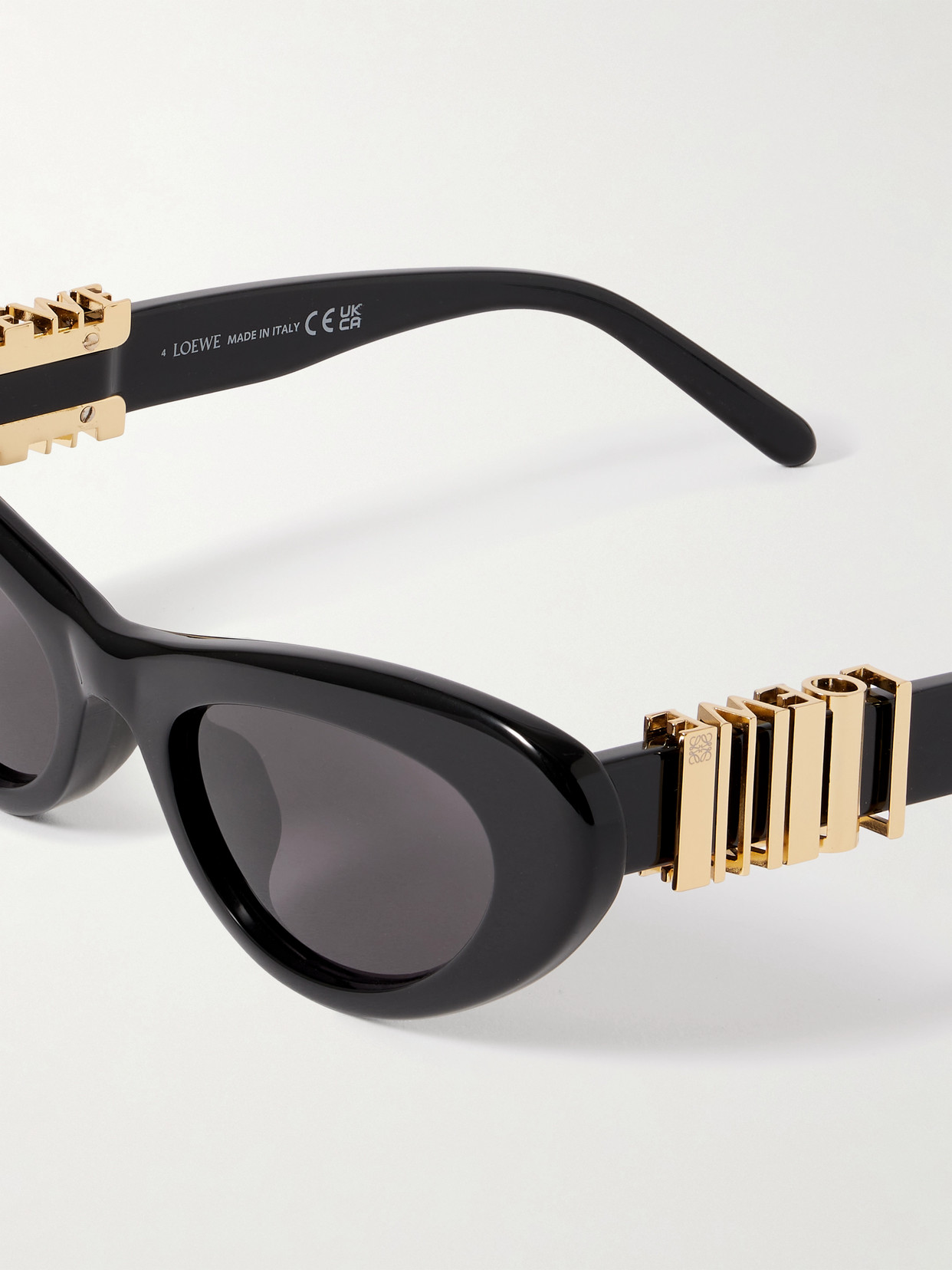 Loewe Cat-eye Acetate Sunglasses In Black