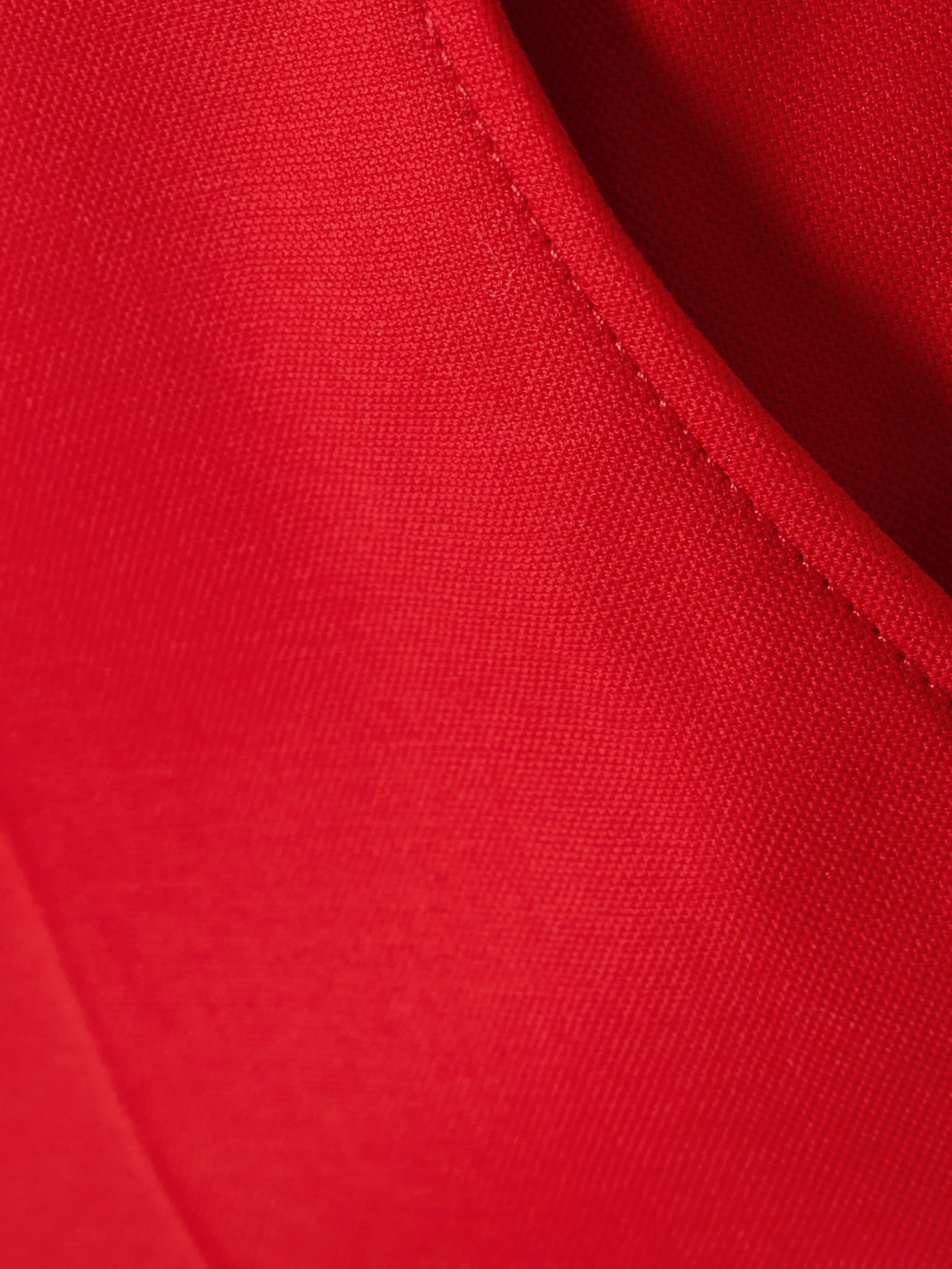 Maria Mcmanus Cropped Wool-blend Crepe Flared Pants In Red
