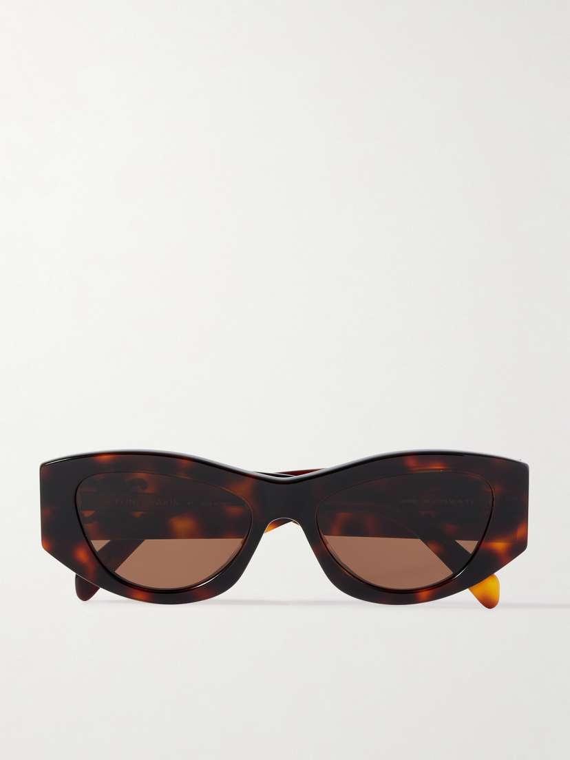 CELINE Eyewear Triomphe Tortoiseshell Acetate Sunglasses