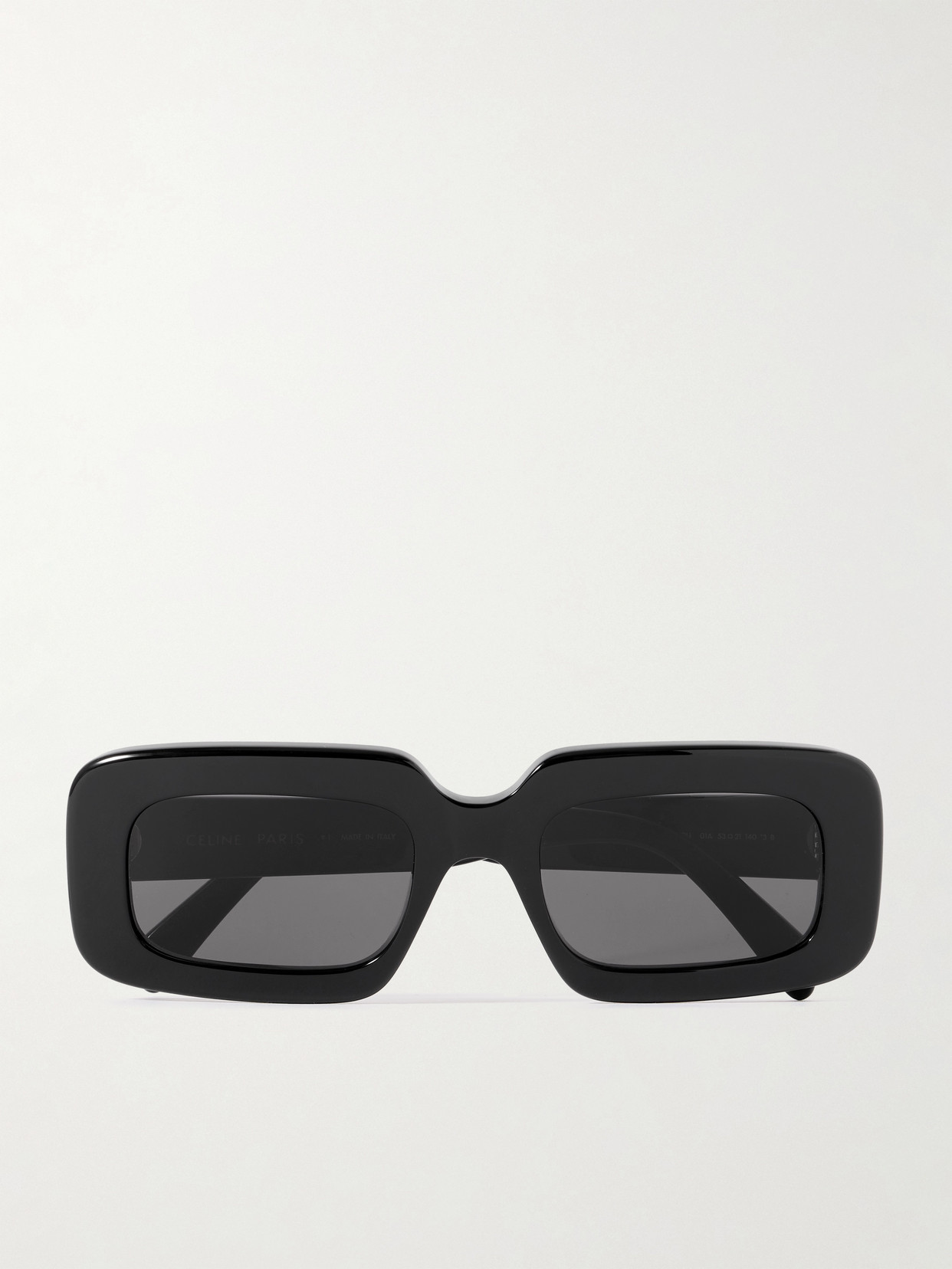 Celine Triomphe Oversized Square-frame Acetate Sunglasses In Black