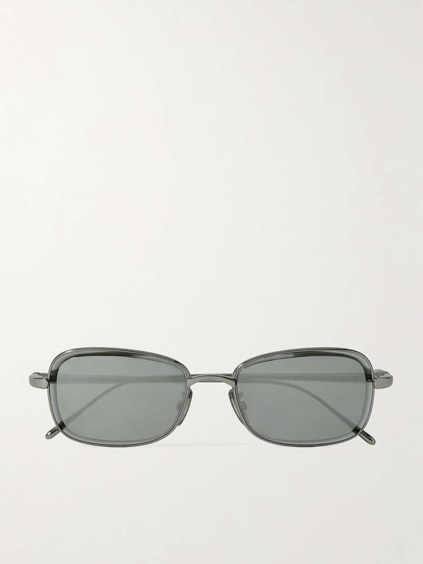 Loewe Square-frame Silver-tone Sunglasses