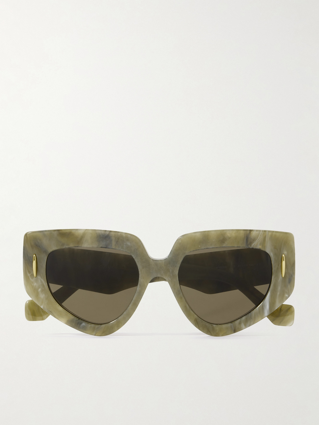 Loewe Cat-eye Acetate Sunglasses In Green