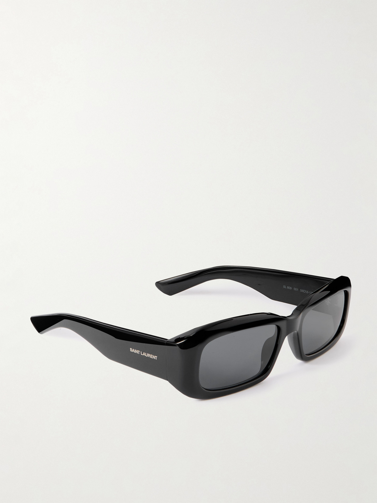 Saint Laurent Rectangle-frame Acetate Sunglasses