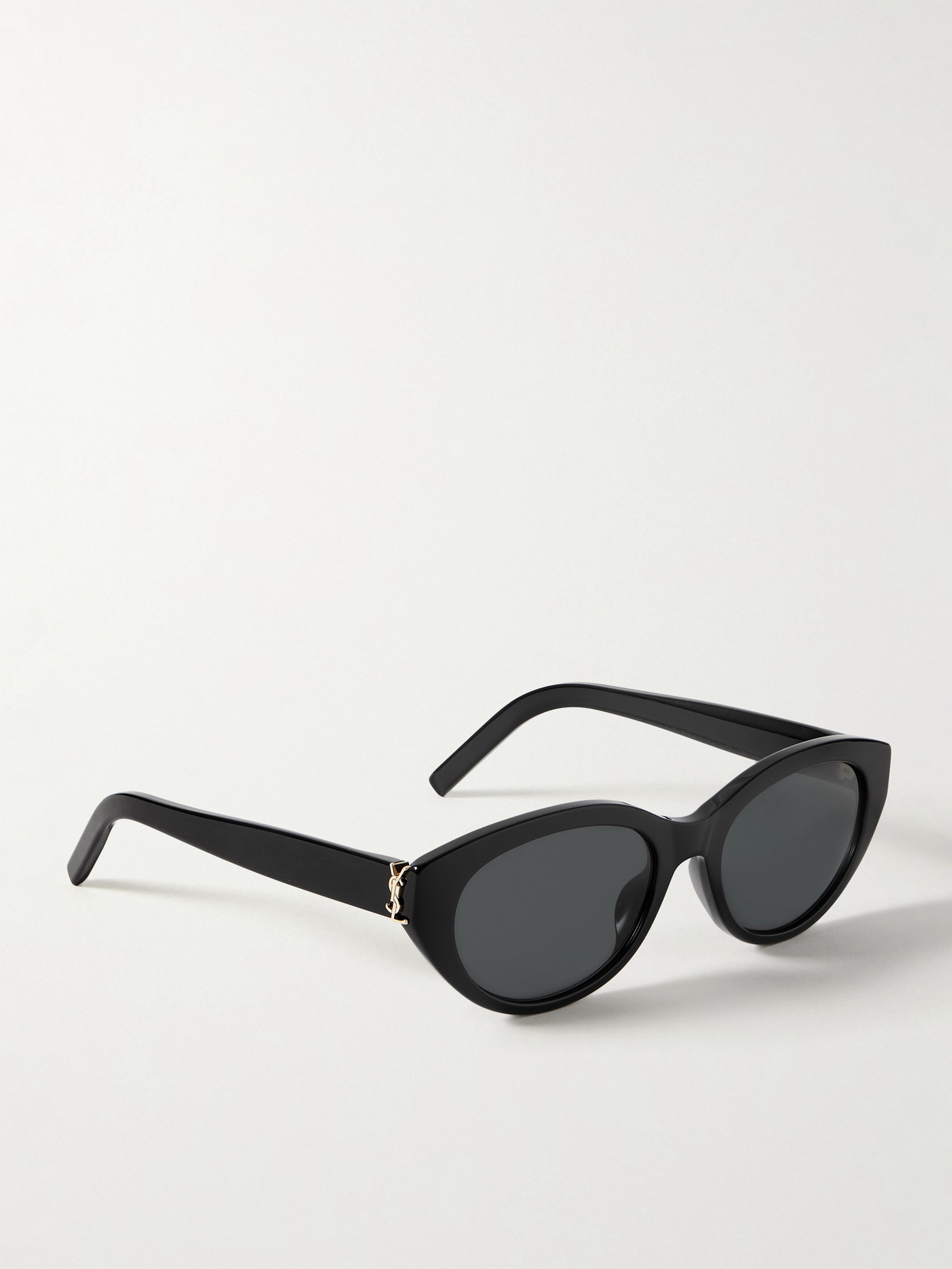 Saint Laurent Cat-eye Acetate Sunglasses In Black