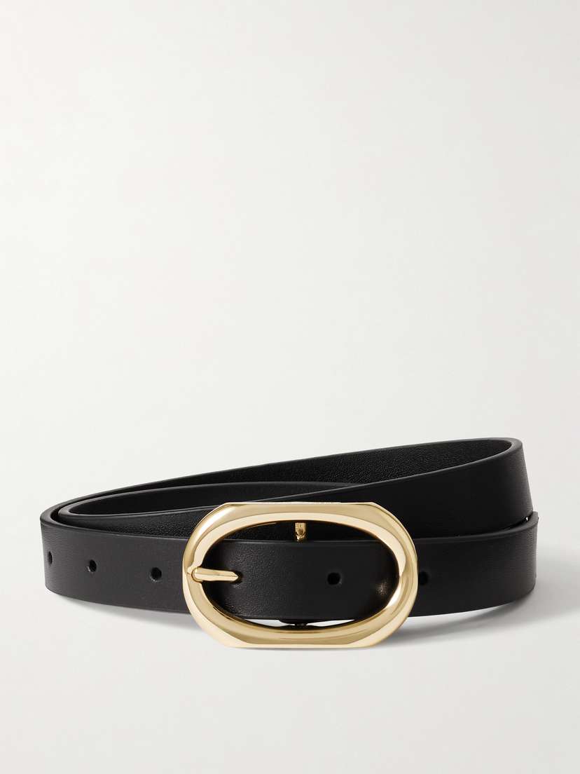 Anine Bing Signature Link Leather Belt