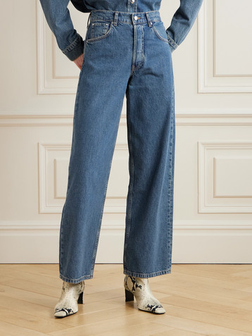 ANINE BING Manon mid-rise wide-leg jeans