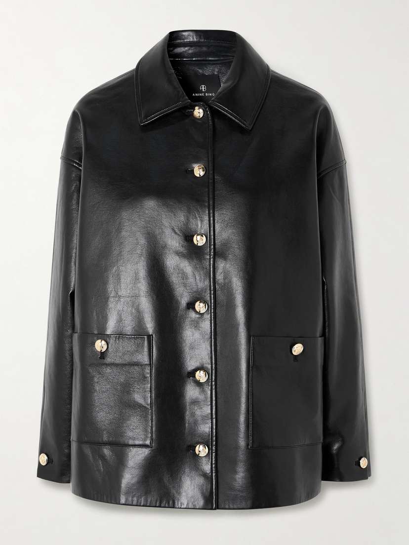 Anine Bing Luca Glossed Jacket