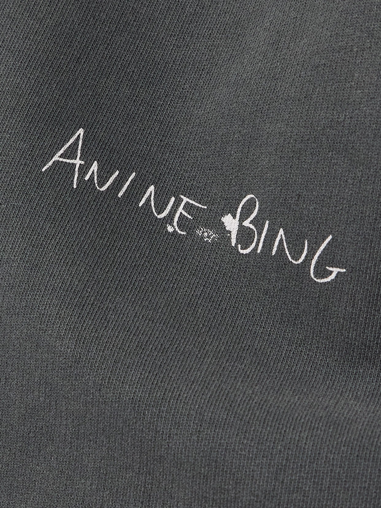 ANINE BING JACI PRINTED COTTON-JERSEY SWEATSHIRT
