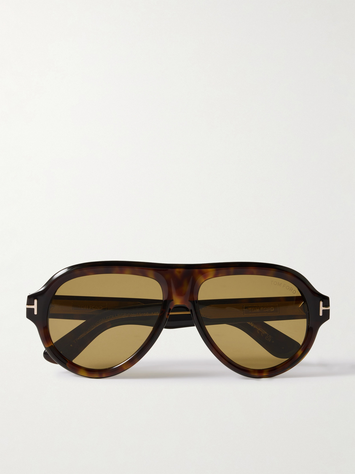 Tom Ford Icon Tortoiseshell Aviator-style Acetate Sunglasses