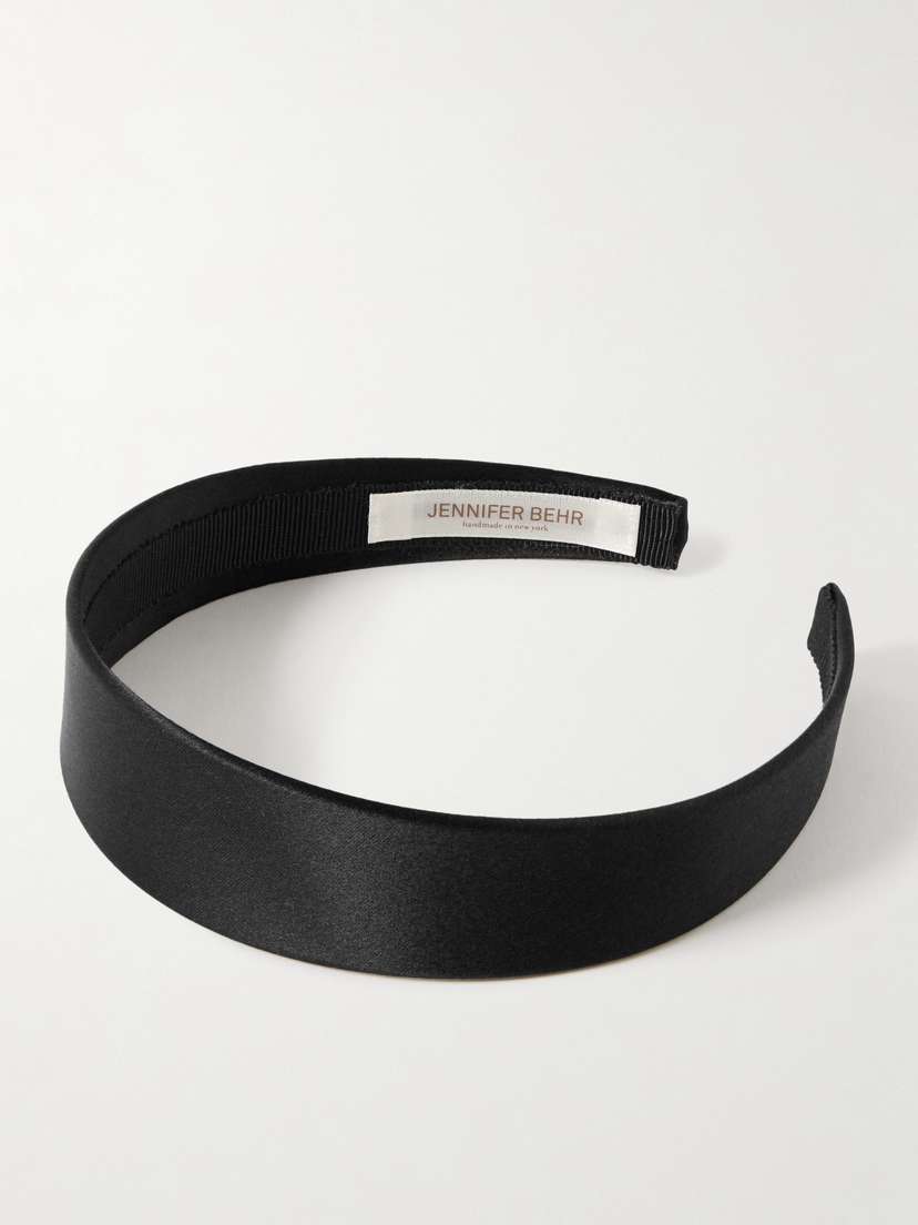 Jennifer Behr Lydia Silk-satin Headband