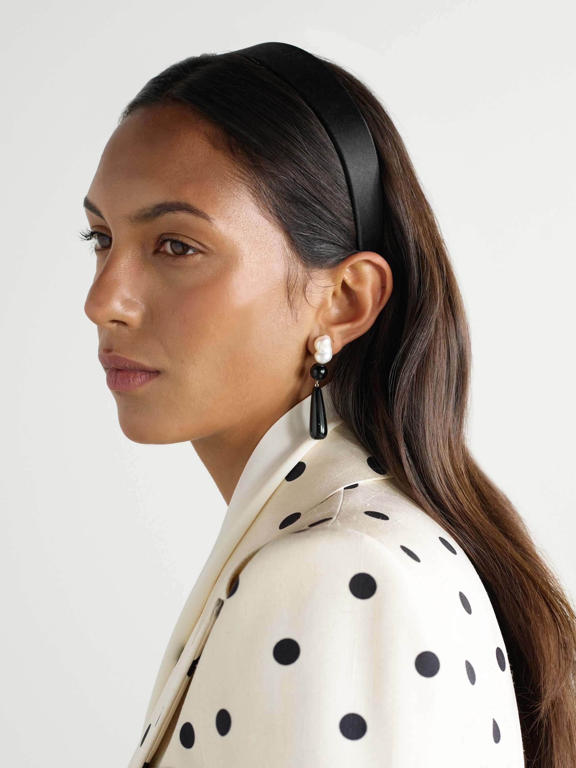 JENNIFER BEHR Lydia silk-satin headband