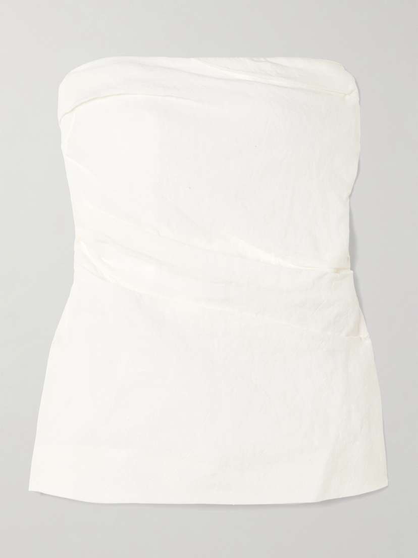 Tove Izel Linen Bandeau Top