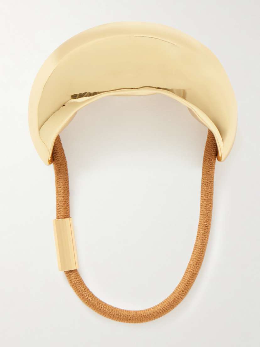 Jennifer Behr Mona Gold-tone Hair Tie