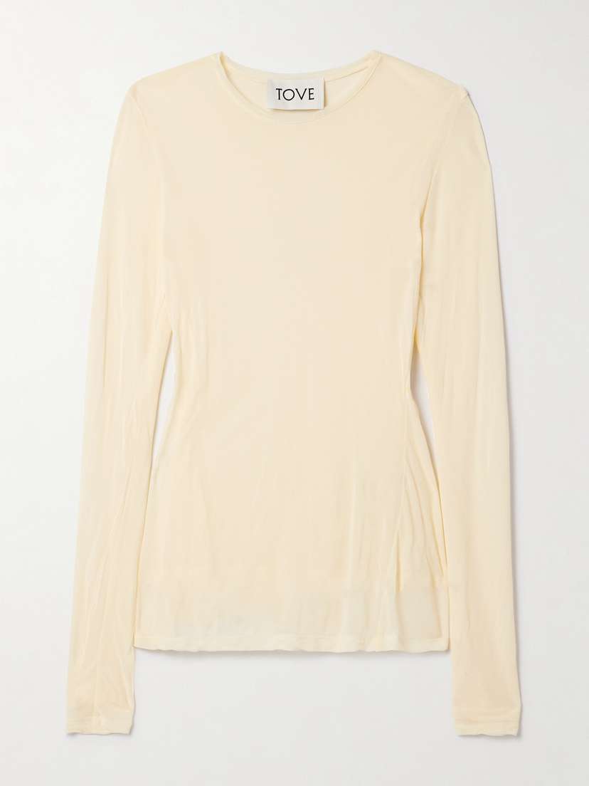 Tove Rosalie Gathered Jersey Top