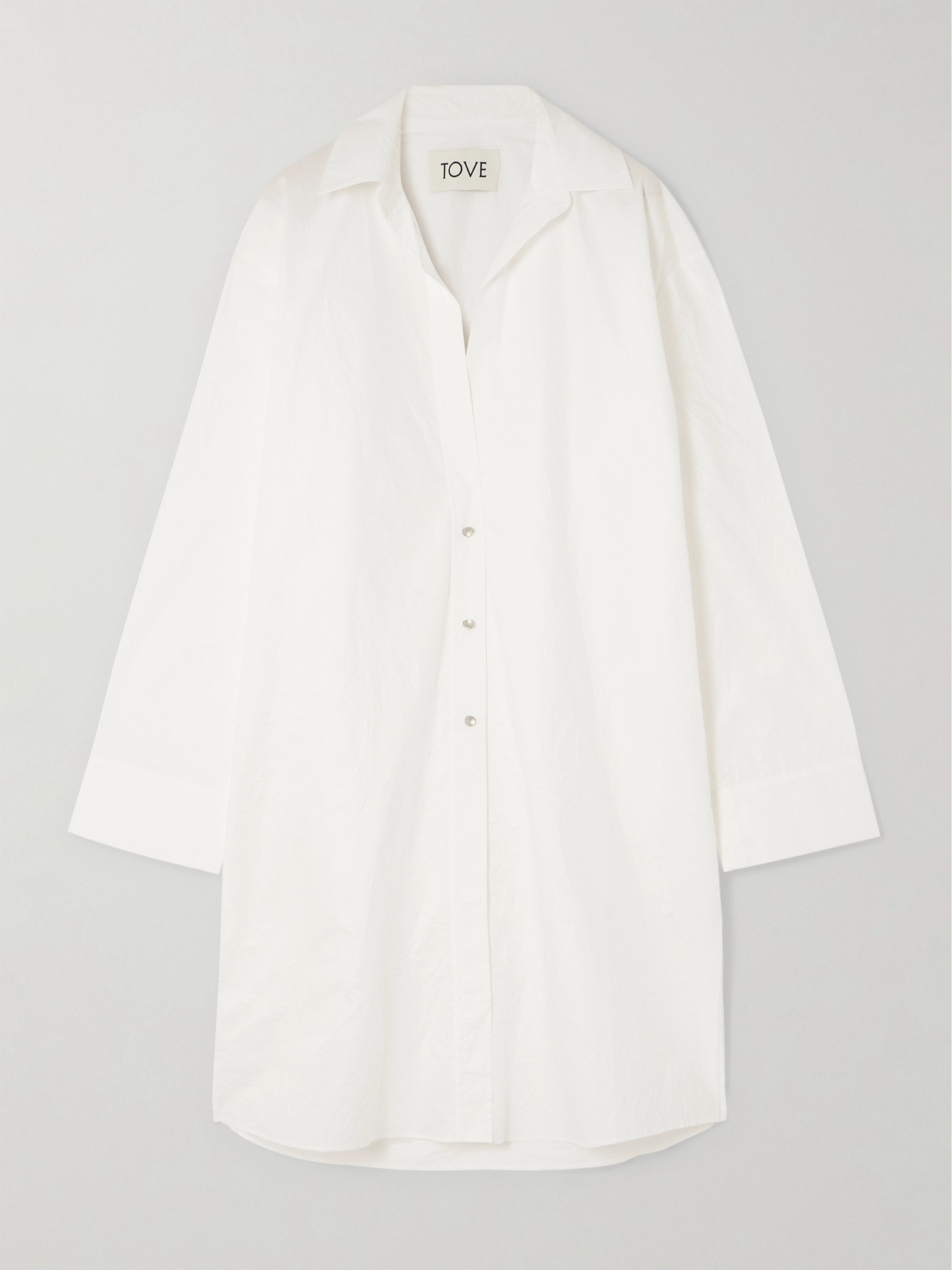 Tove Georgina Oversized Cotton Shirt In White