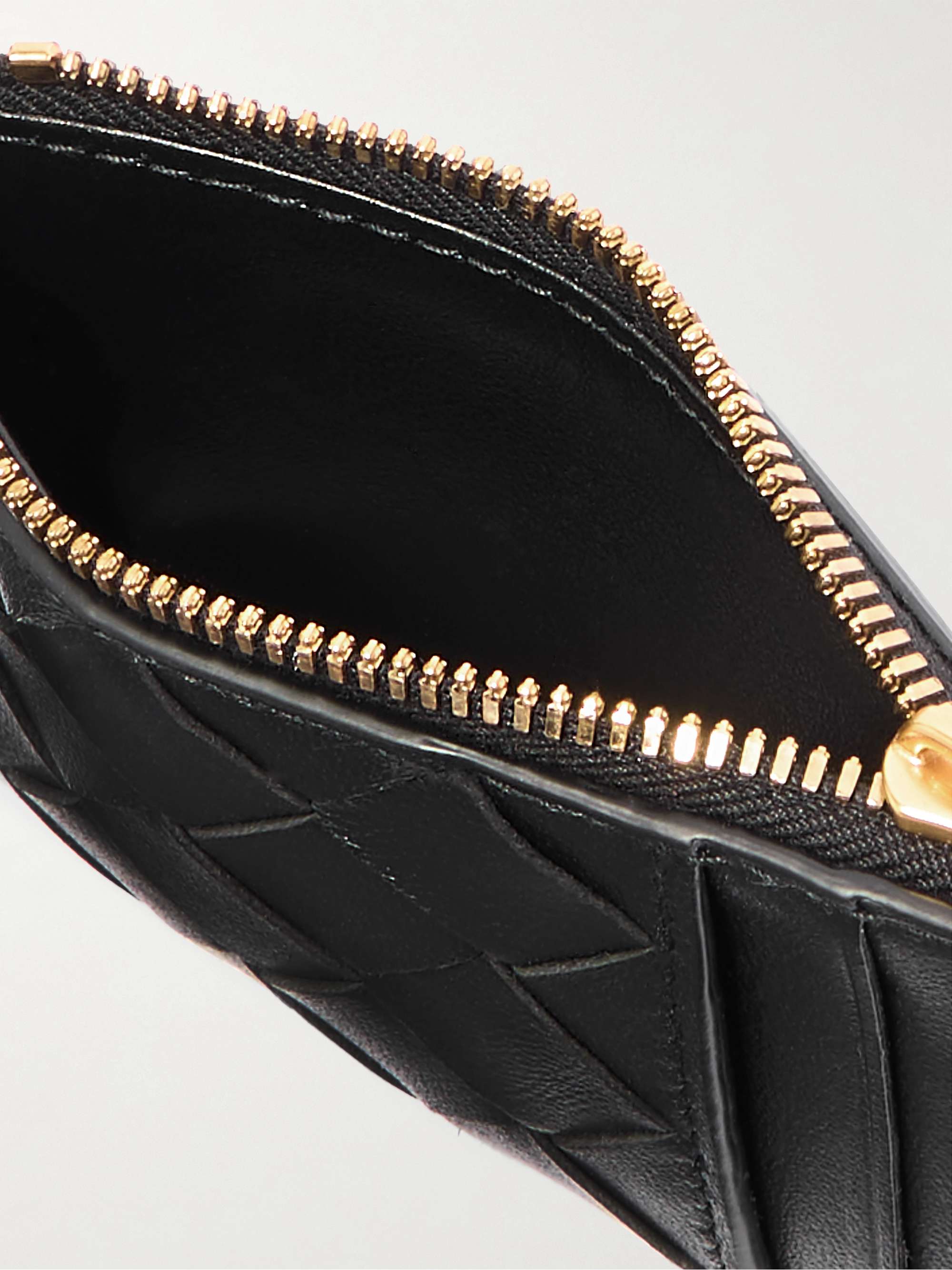BOTTEGA VENETA Intrecciato leather cardholder