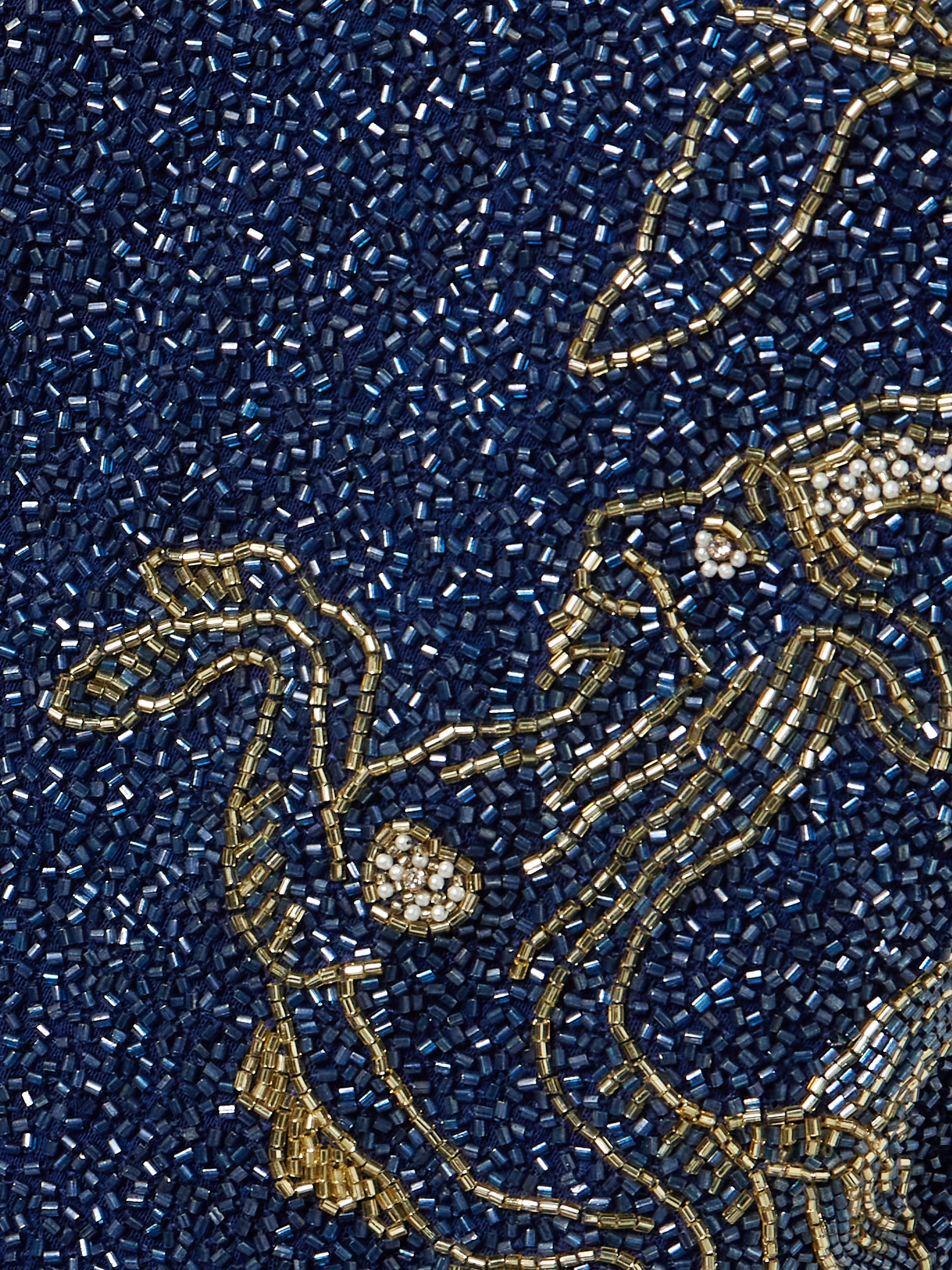 Clio Peppiatt Zodiac embellished beaded stretch-crepe gown thumbnail