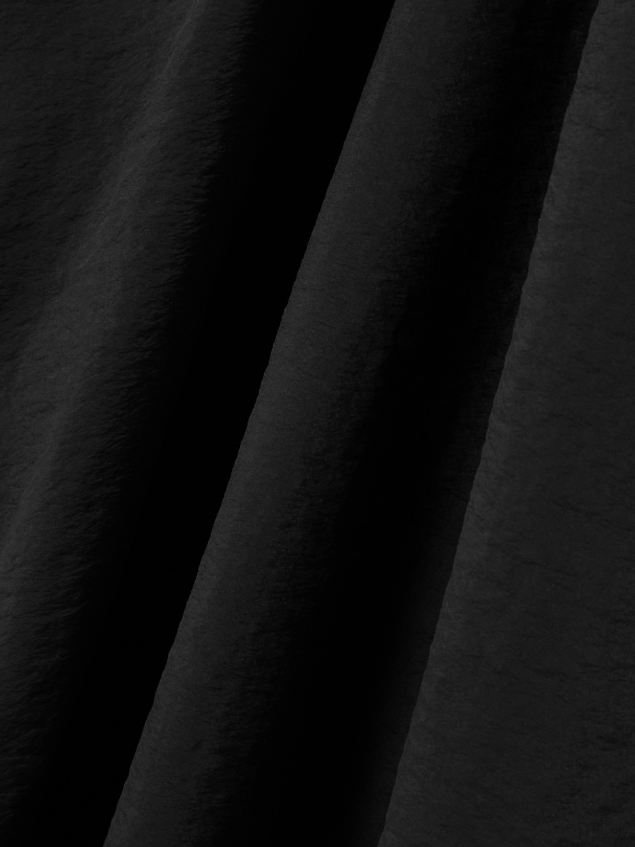 ROHE GATHERED OPEN-BACK SILK-BLEND CREPE MAXI DRESS