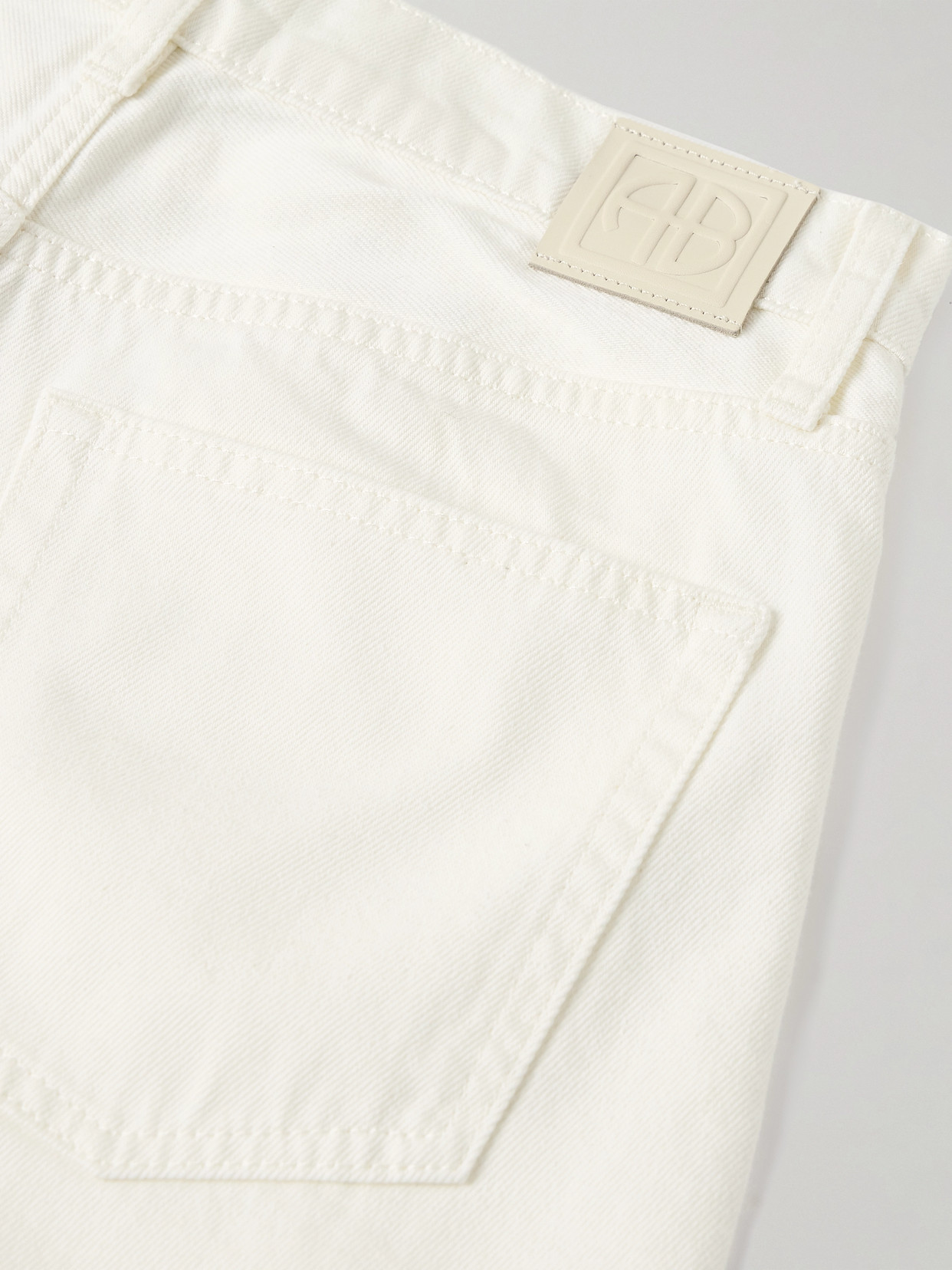 ANINE BING MANON HIGH-RISE STRAIGHT-LEG RECYCLED JEANS
