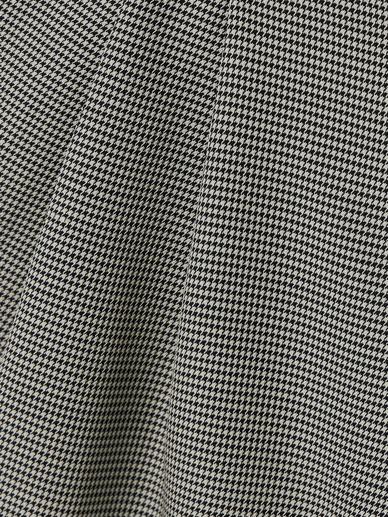 ANINE BING CARRIE PLEATED HOUNDSTOOTH WOOL-BLEND SHORTS