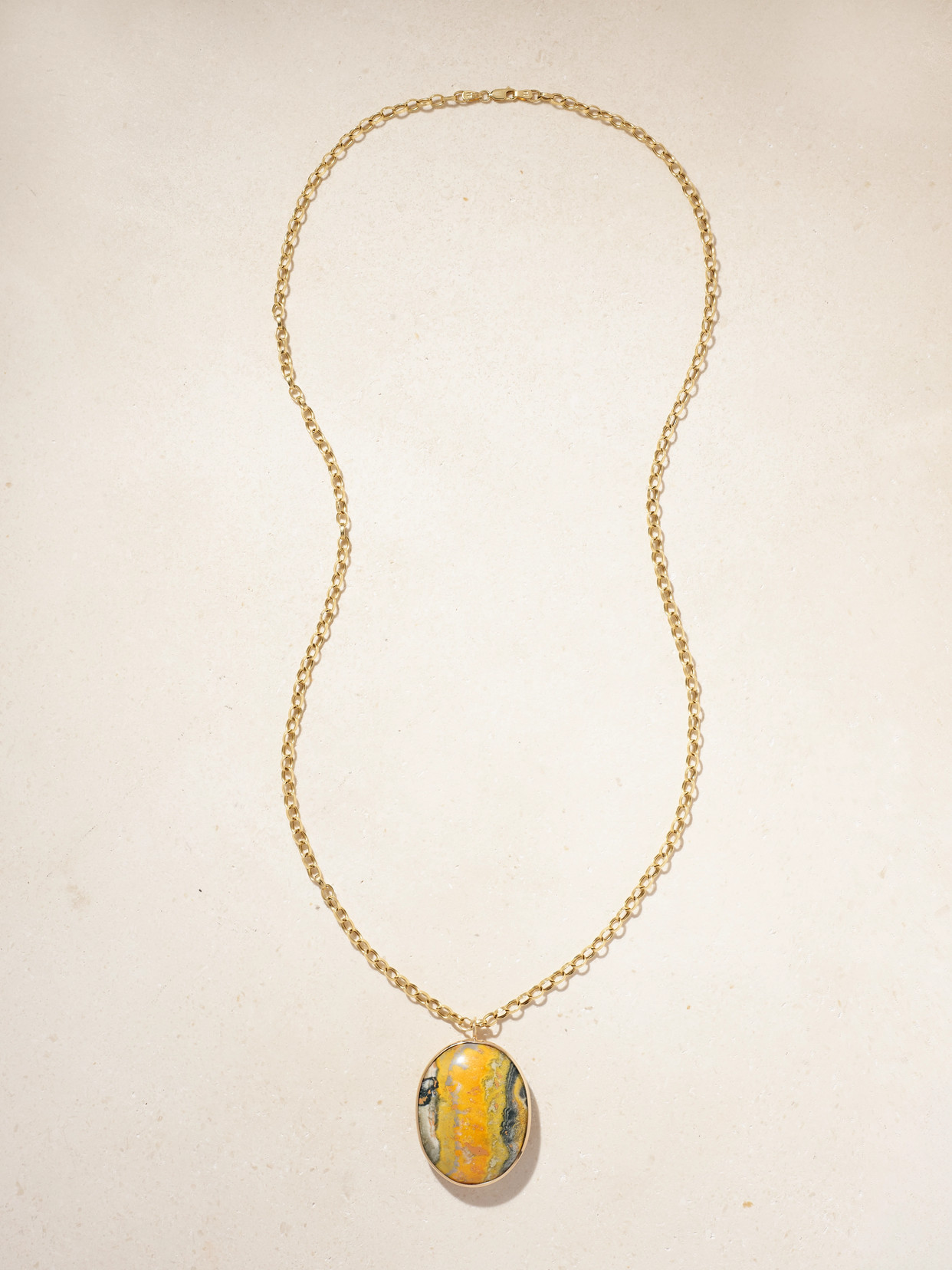 Jia Jia Treasure Gold Jasper Necklace