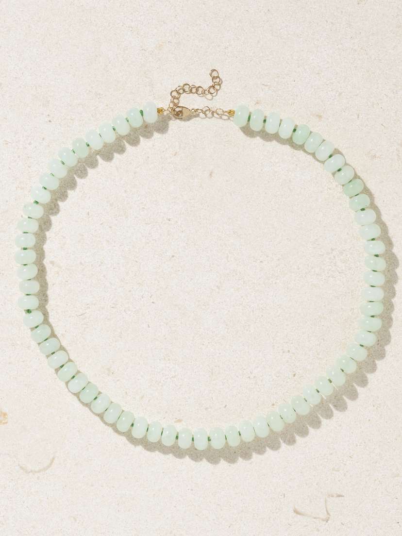 JIA JIA Gold Jade Necklace
