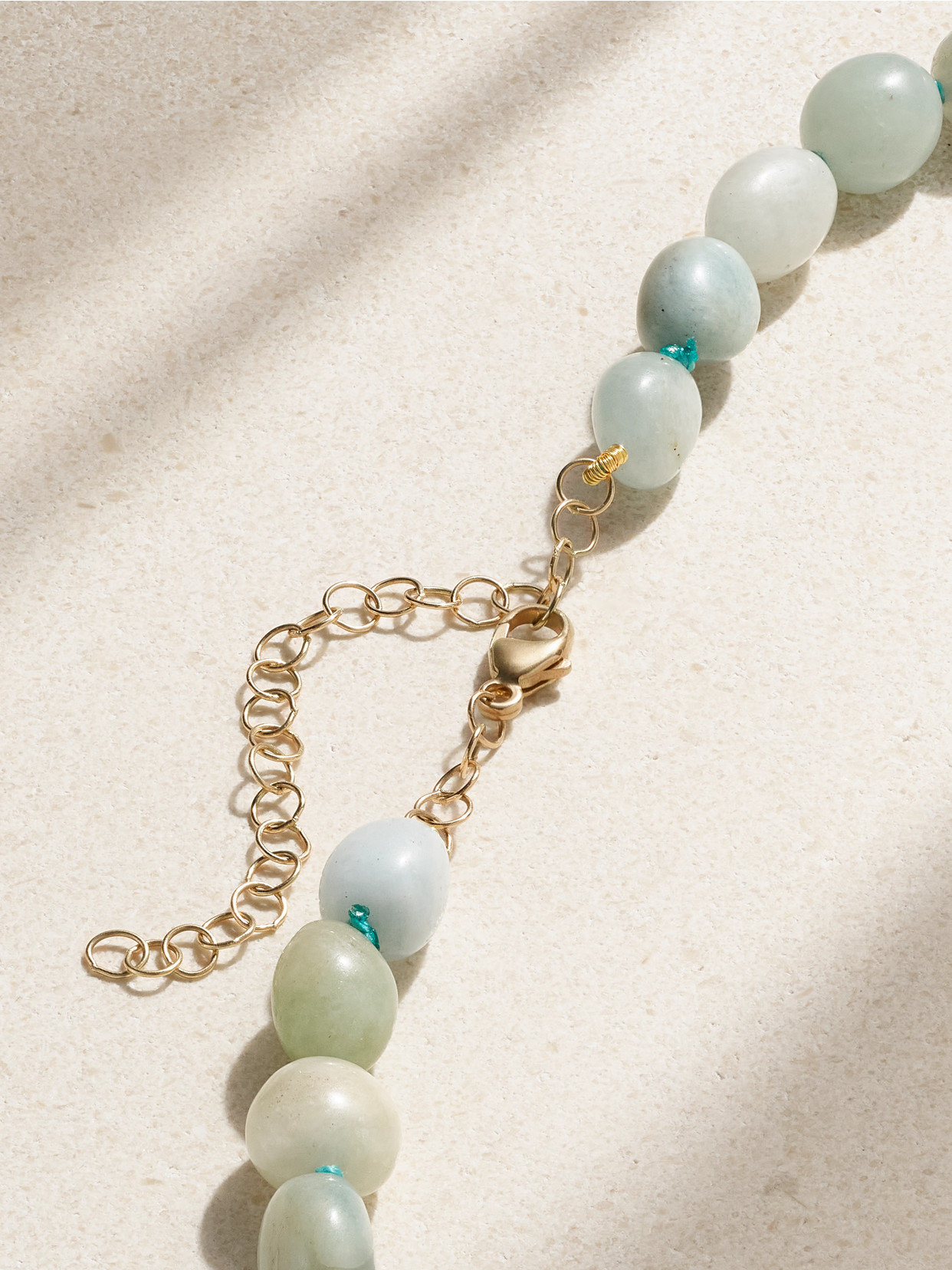 Jia Jia Gold, Jade And Quartz Necklace