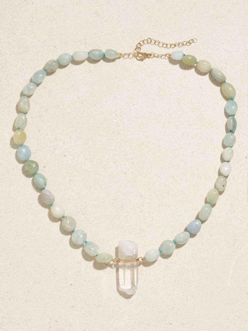 JIA JIA , Jade And Quartz Necklace