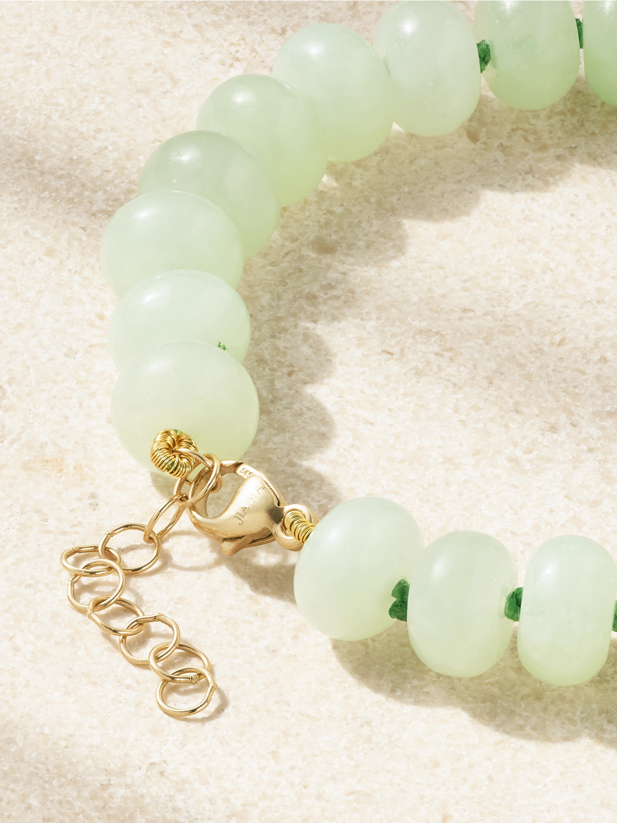 Jia Jia Gold Jade Bracelet In Green