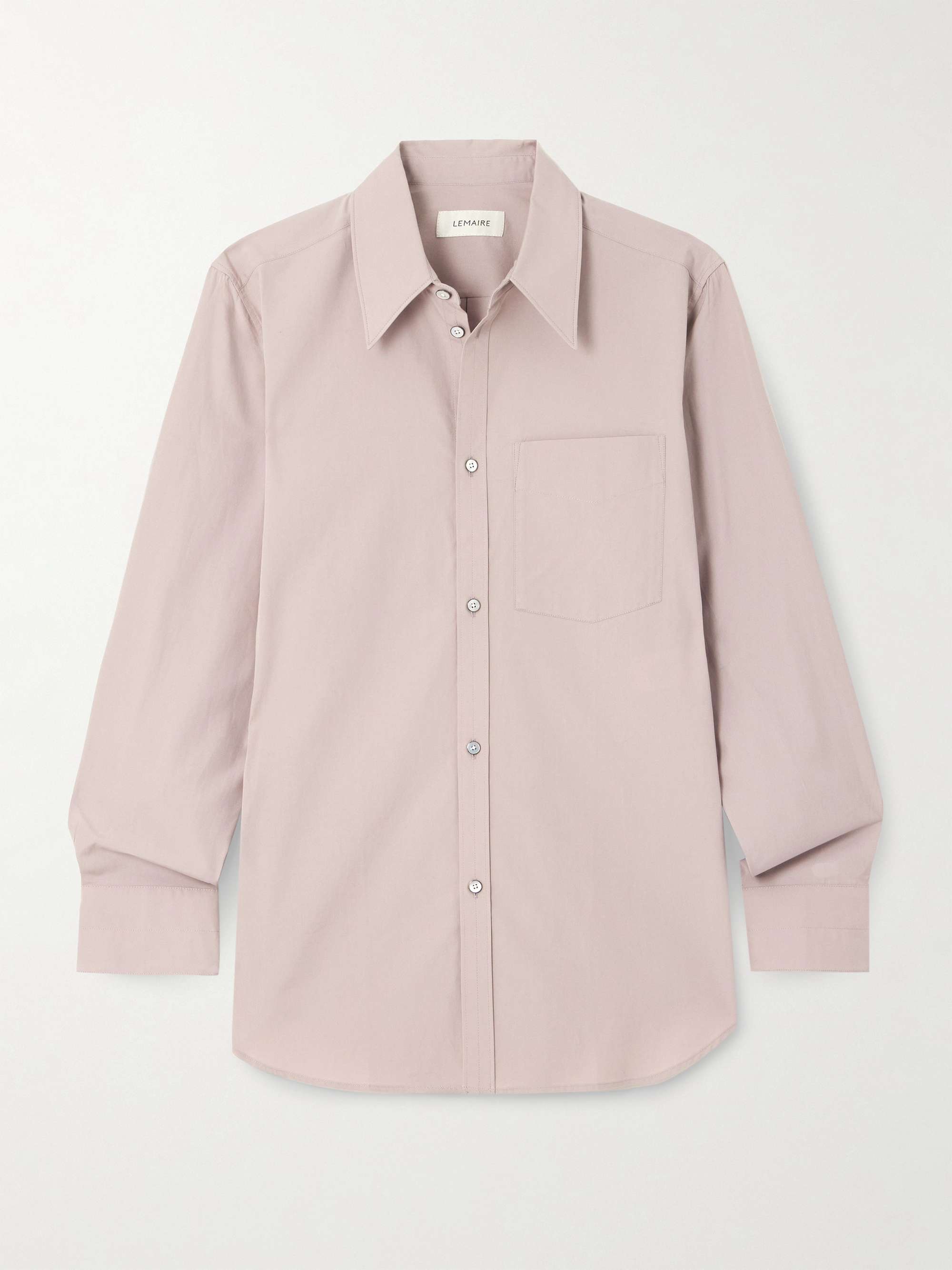LEMAIRE Cotton-poplin shirt | NET-A-PORTER LEMAIRE Cotton-poplin shirt | NET-A-PORTER