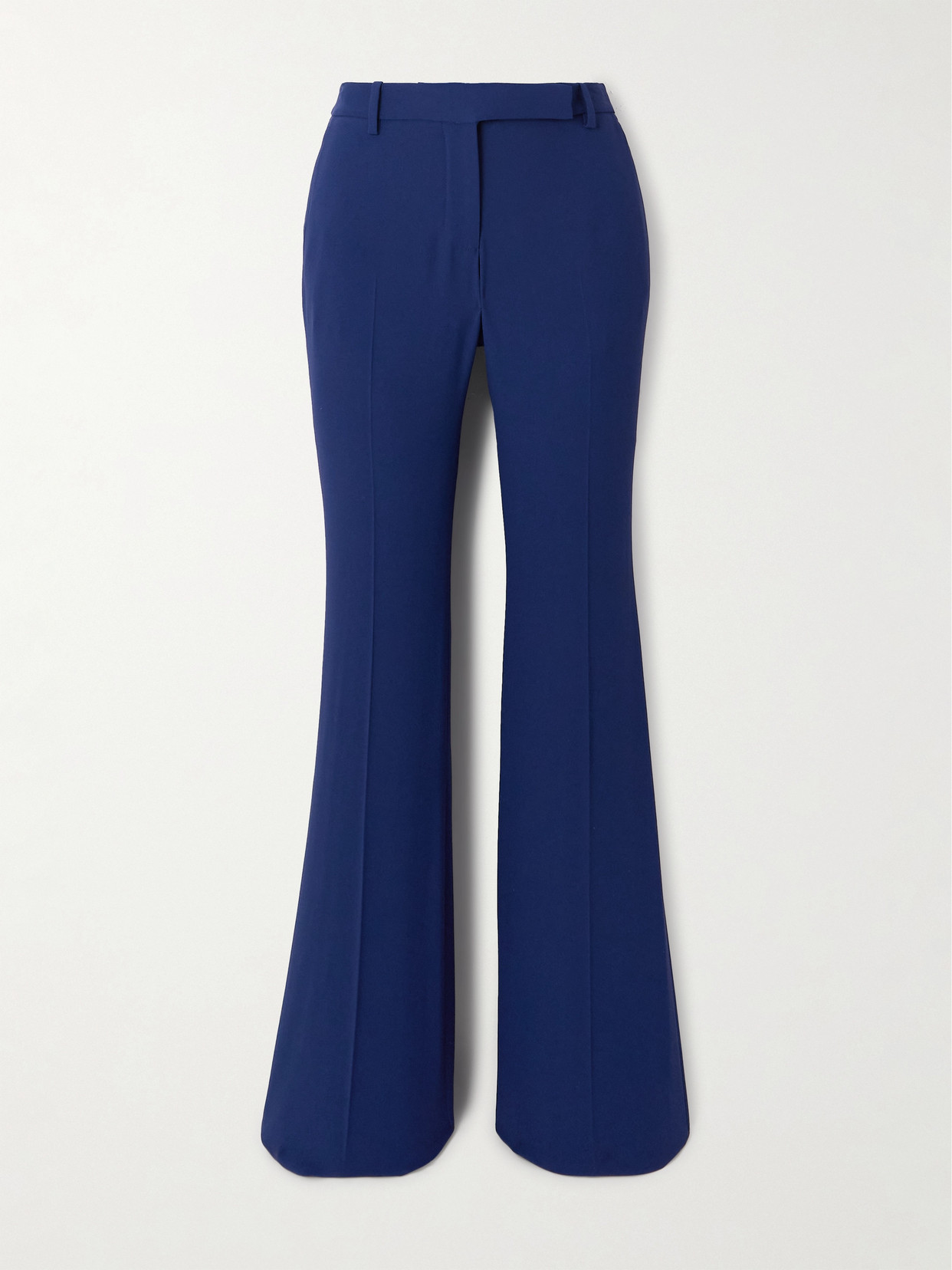 Alexander Mcqueen High-rise Flared Pants In Blue