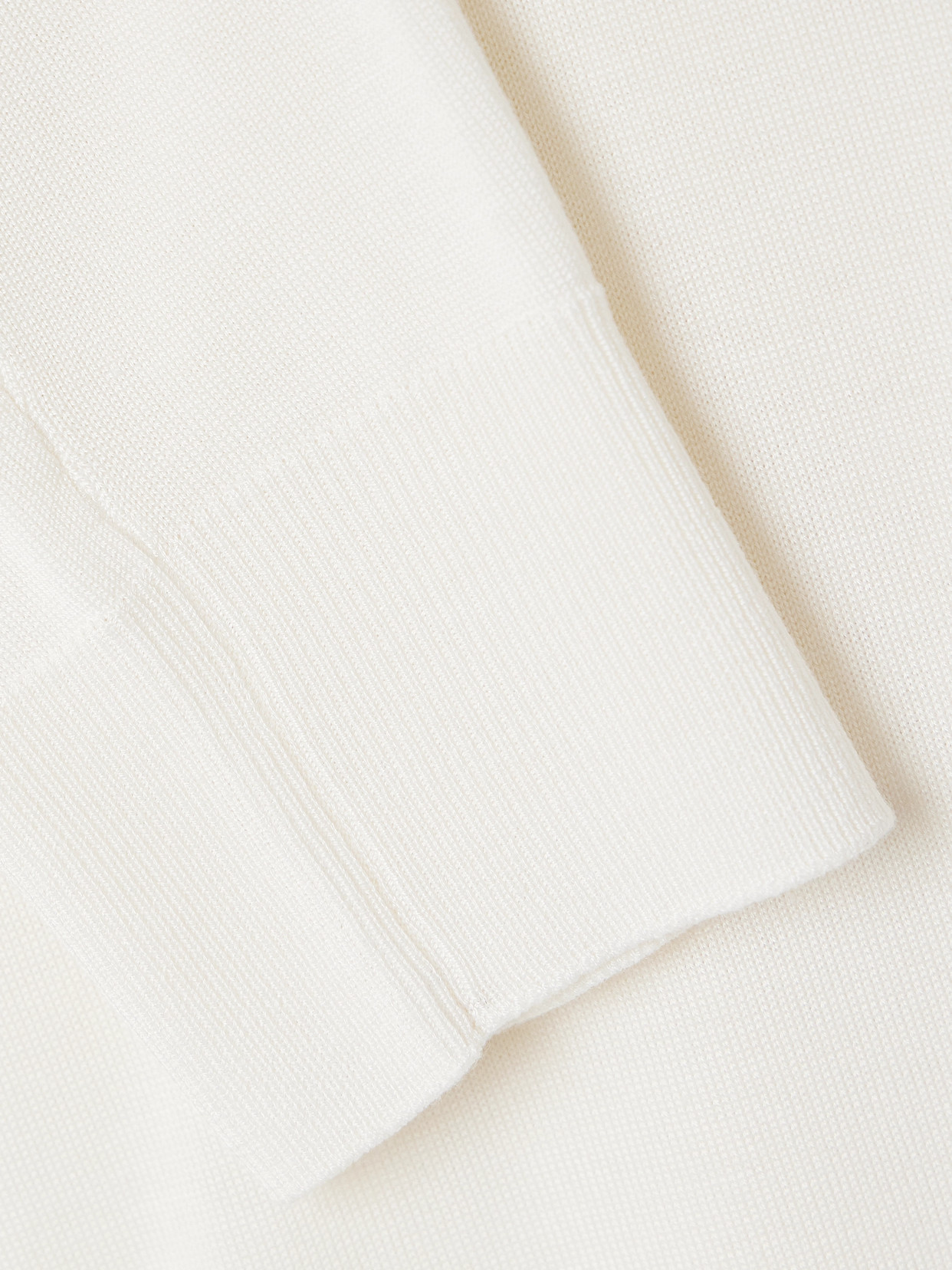 The Row Katarina Jersey Sweater In White