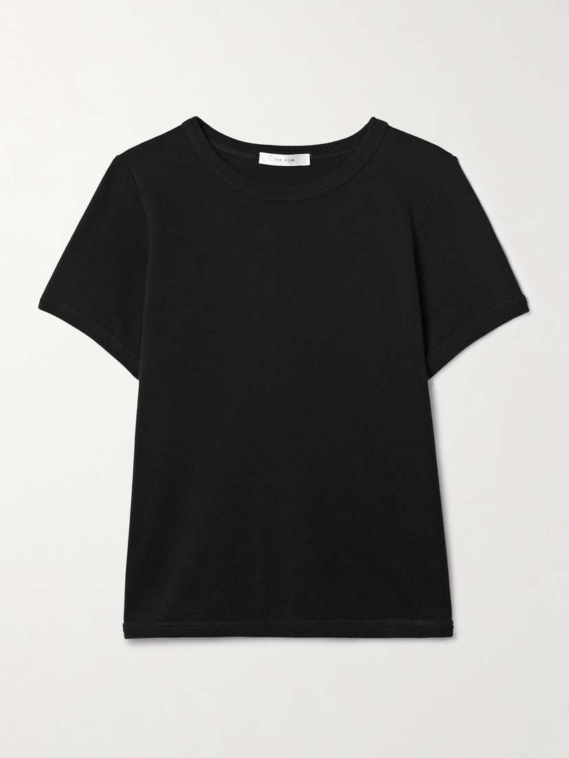 The Row Torya Ribbed Cotton-jersey T-shirt