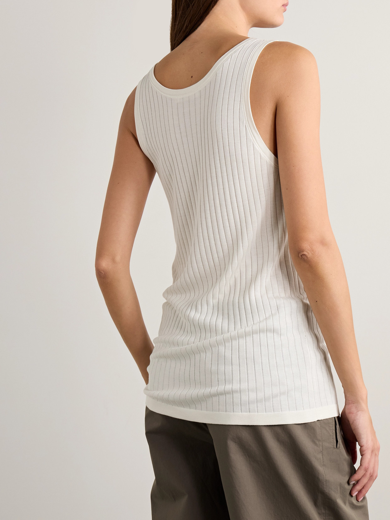 The Row Katara Ribbed-knit Tank