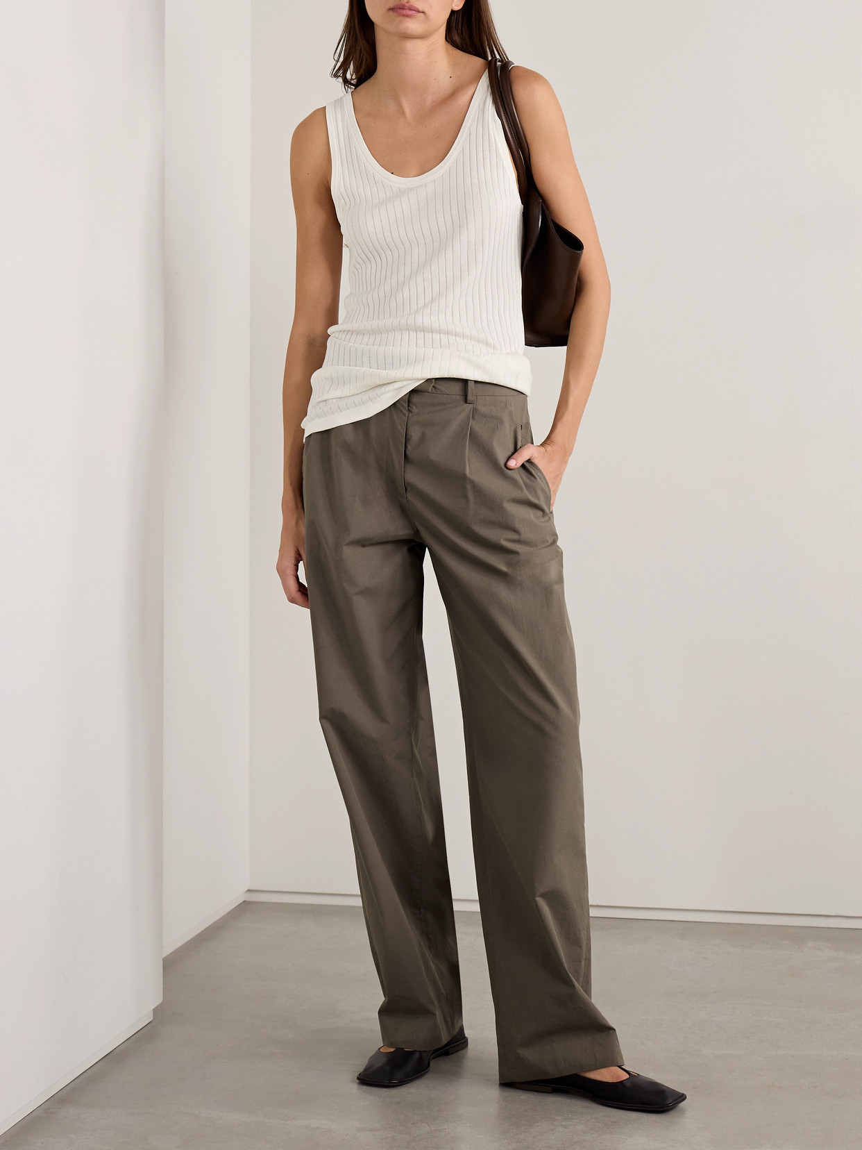 The Row Katara Ribbed-knit Tank