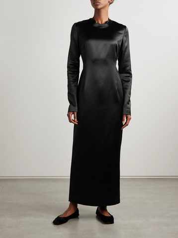 The Row Mitzi silk-blend maxi dress