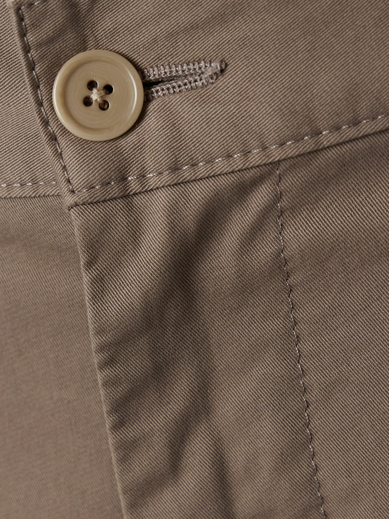 The Row Zalenka Cropped Cotton And Cashmere-blend Twill Straight-leg Pants In Neutral