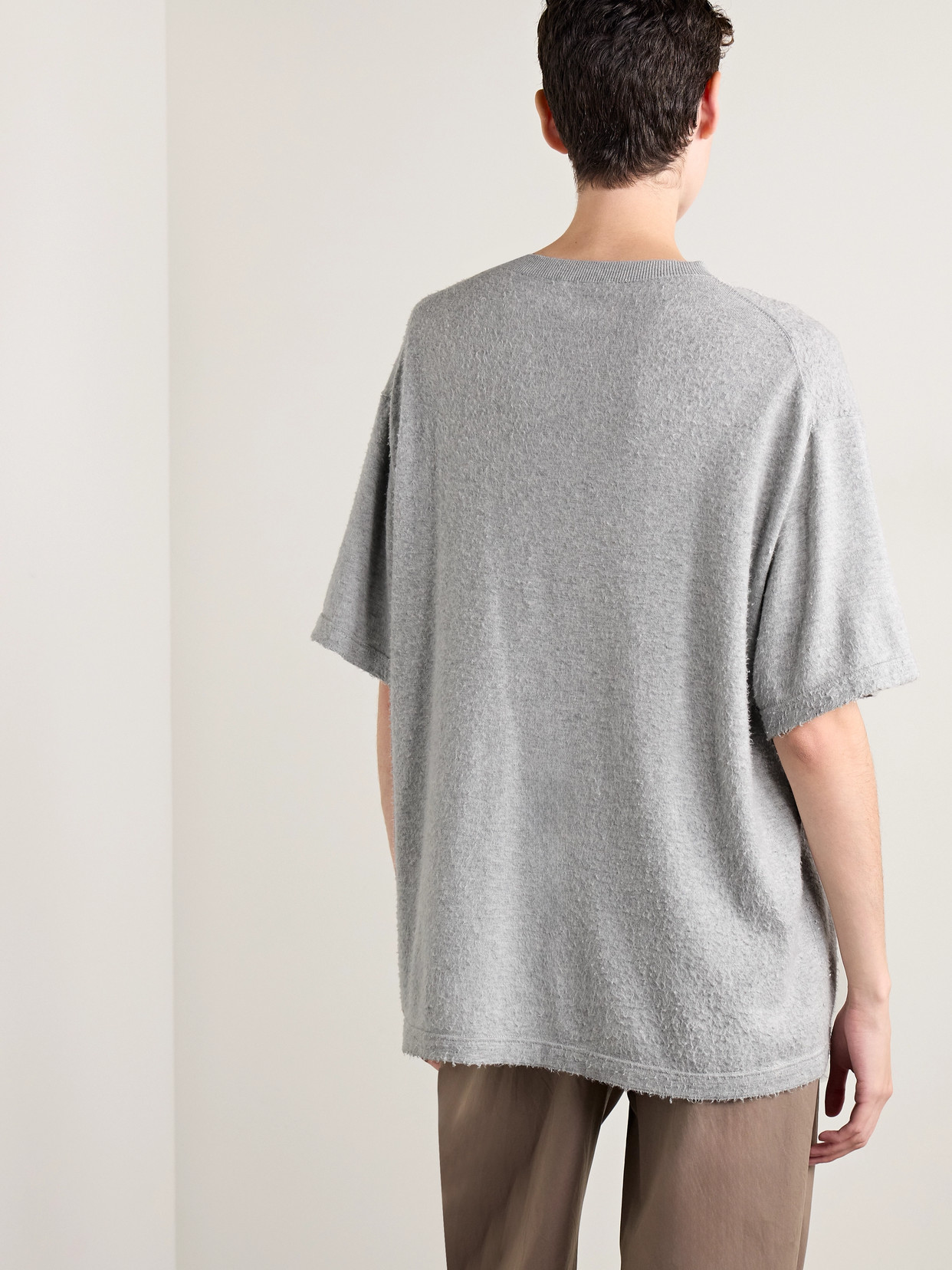 The Row Kaddy Oversized Brushed Cotton-jersey T-shirt
