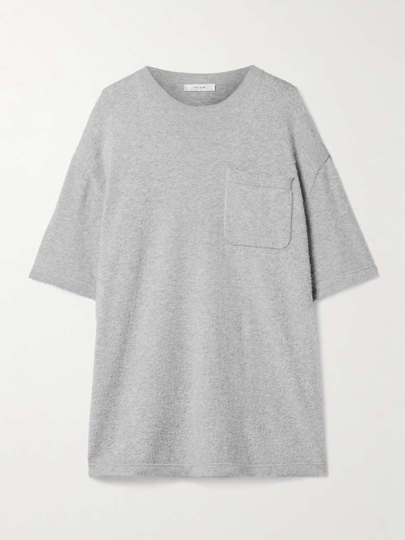 The Row Kaddy Oversized Brushed Cotton-jersey T-shirt
