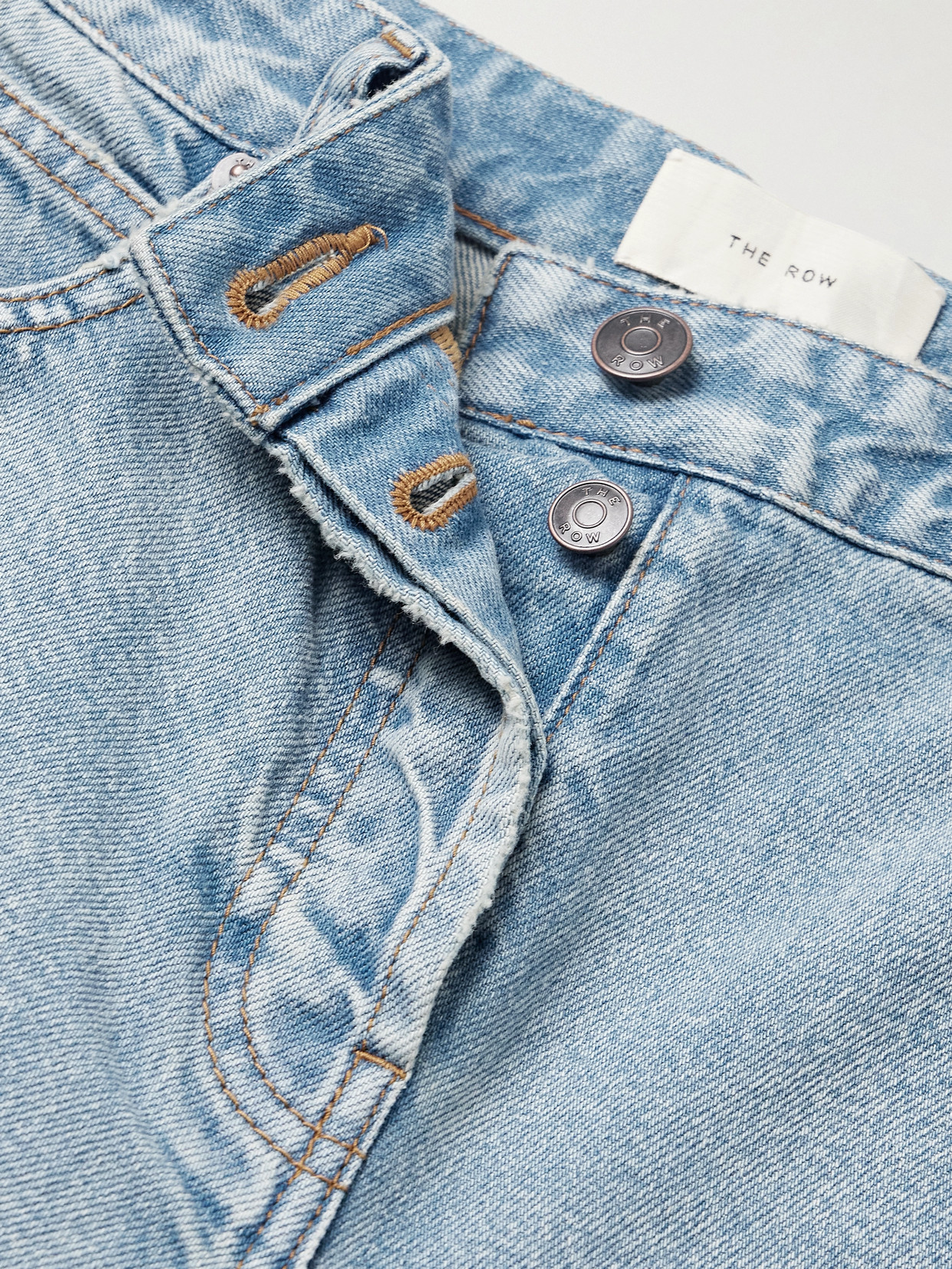 The Row Riaco Mid-rise Slim-leg Jeans