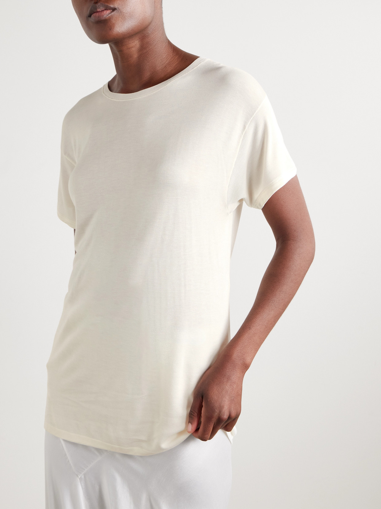 The Row Item O-neck Short-sleeved T-shirt