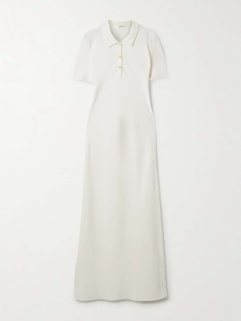 The Row Valenit Silk-crepe Maxi Dress