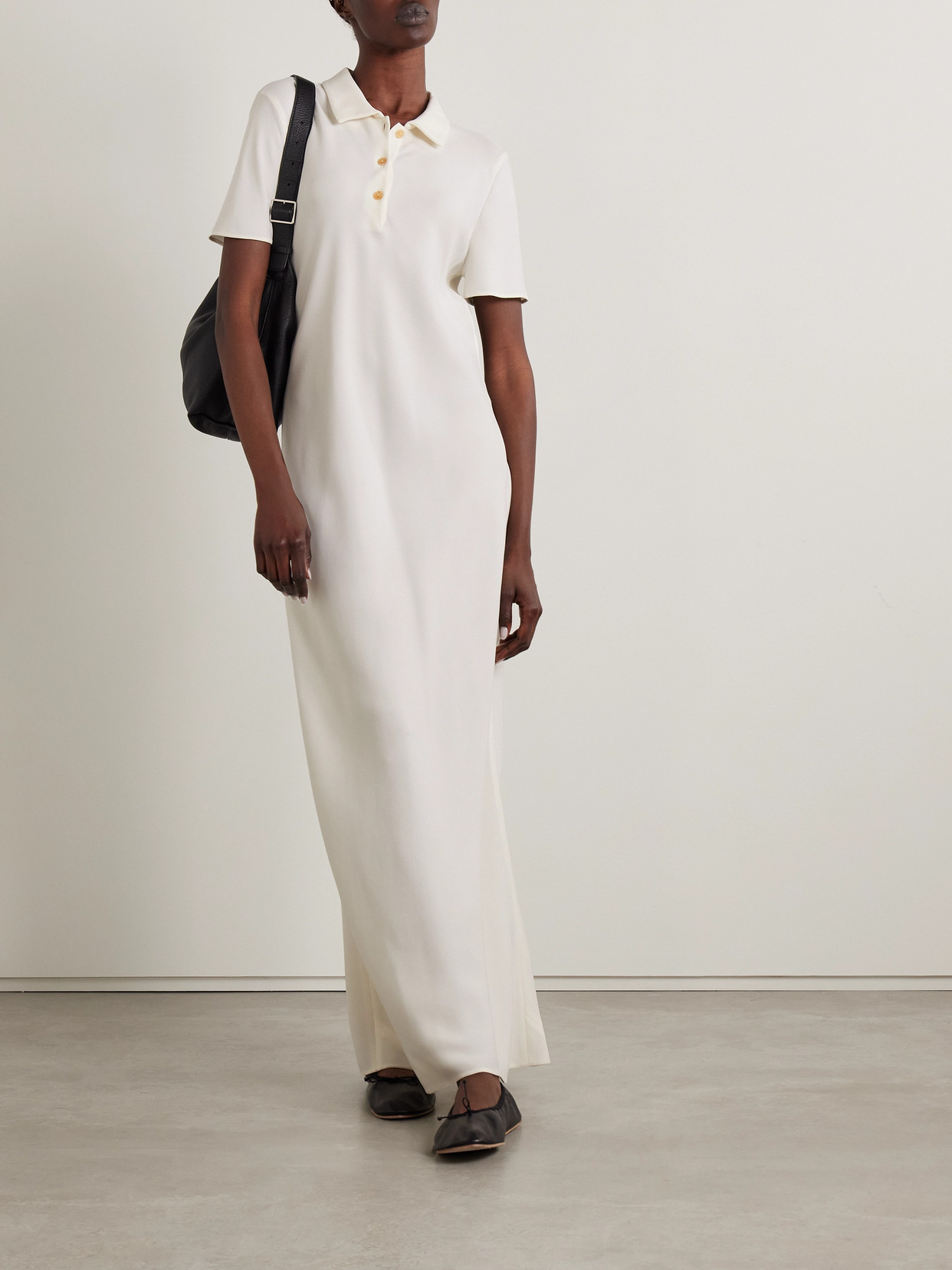 The Row Valenit Silk-crepe Maxi Dress